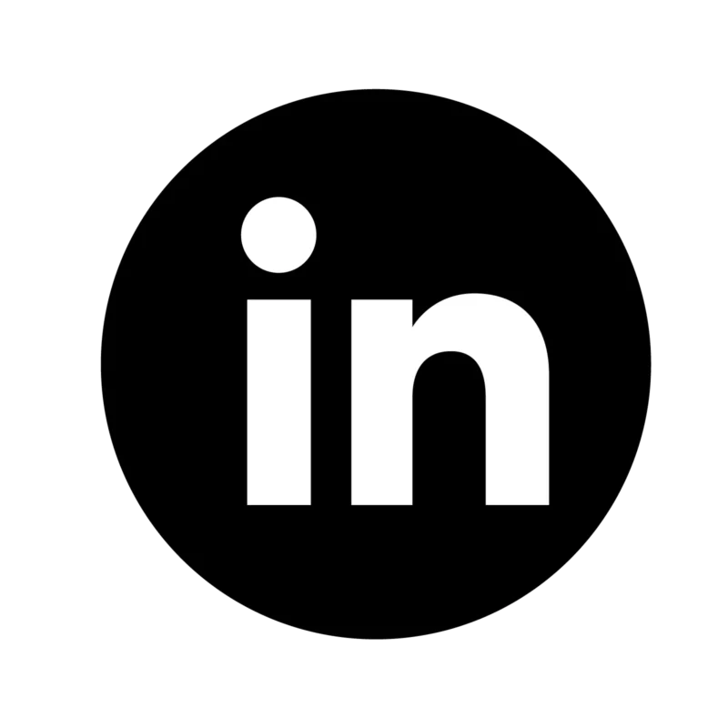 Logo Linkedin noir et blanc