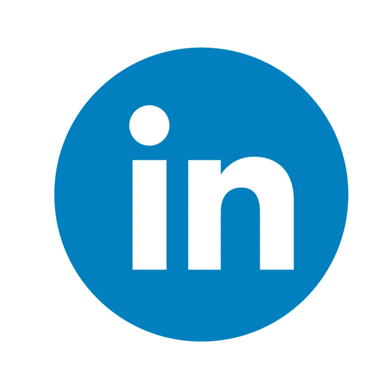 Logo Linkedin rond
