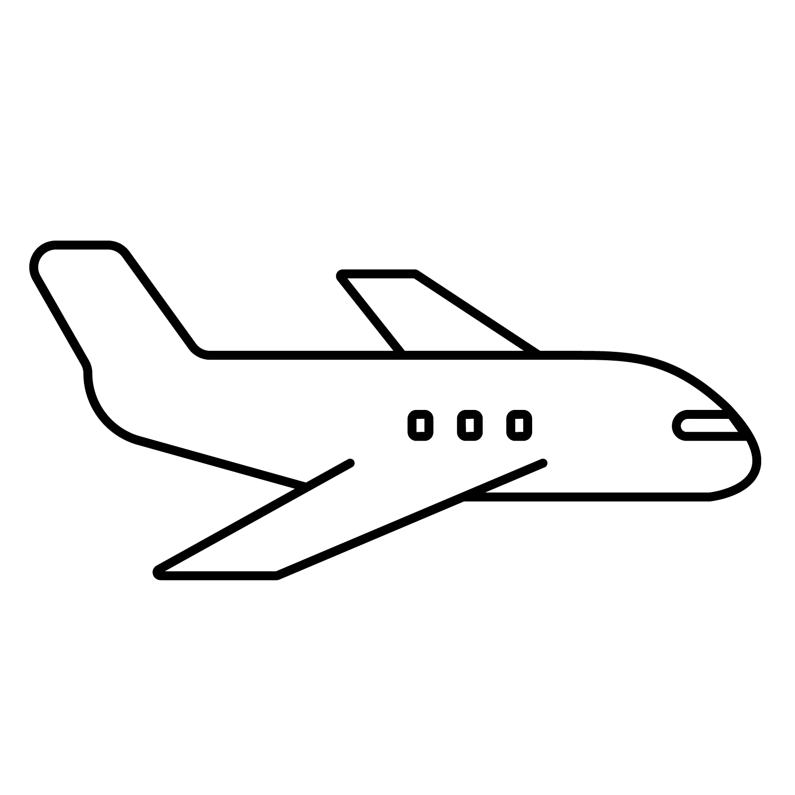 Pictogramme avion vectoriel | Get-picto