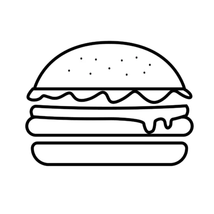 Pictogramme hamburger