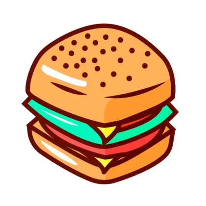 vector burger png