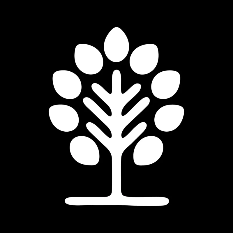 picto arbre noir et blanc gratuit
