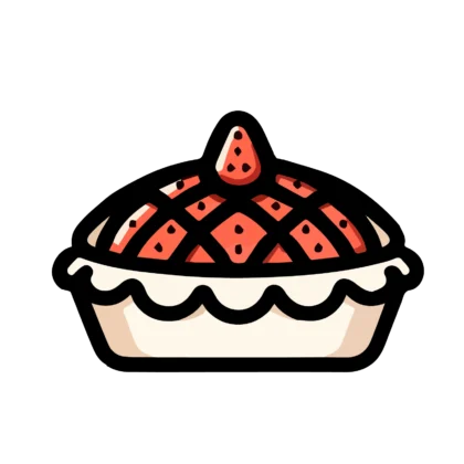 Pictogramme tarte aux fraises