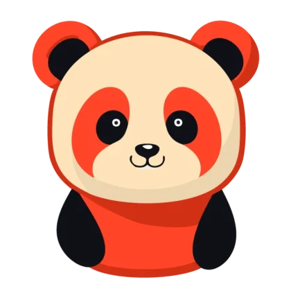 icone panda roux