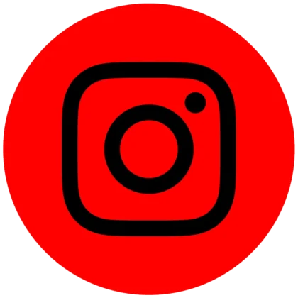 logo instagram rouge et noir