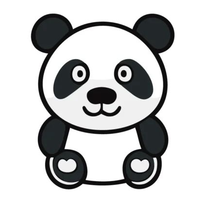 panda dessin pictogramme