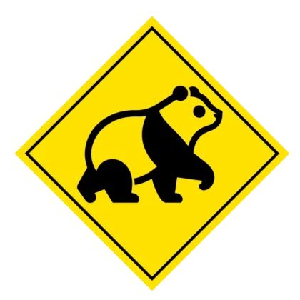 pictogramme danger panda