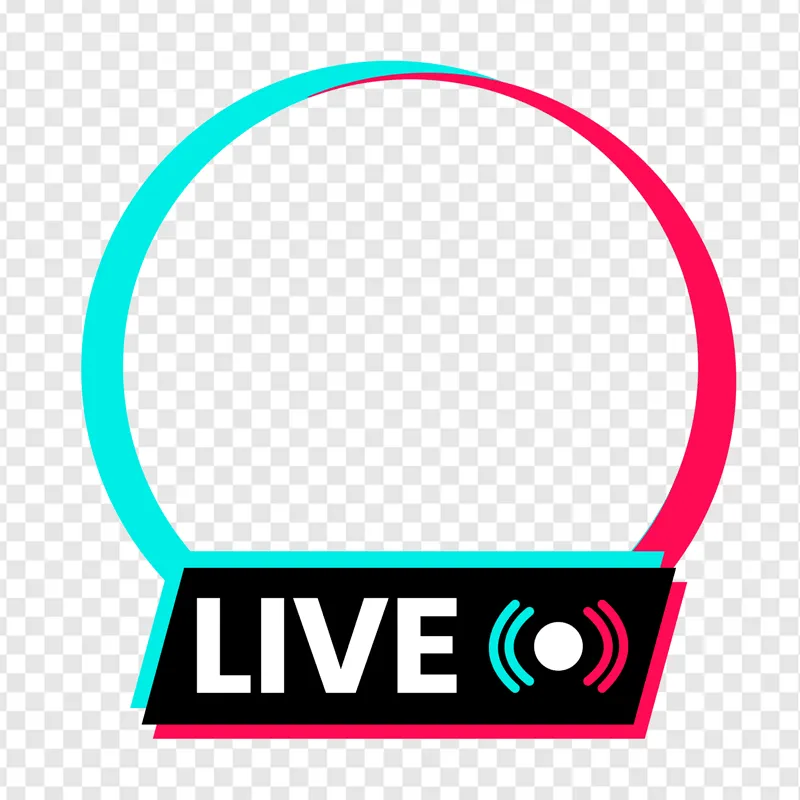 TikTok live logo PNG