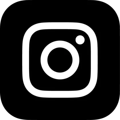 Logo Instagram noir et blanc
