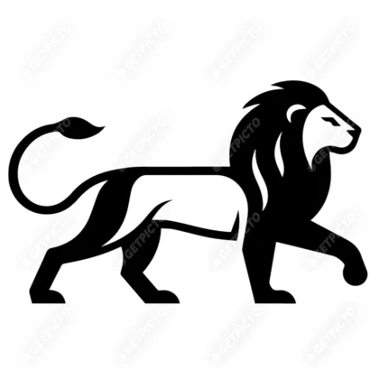 Picto lion marche