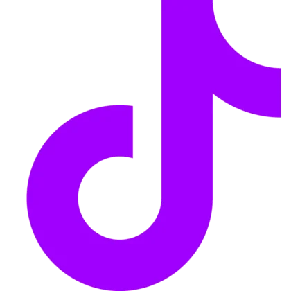 icone tiktok violet