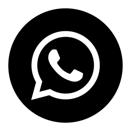Logo Whatsapp noir