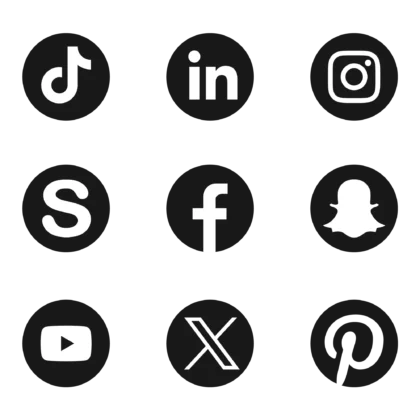 Logo réseaux sociaux PNG