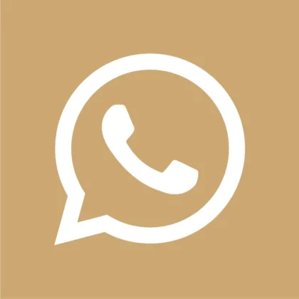 Logo Whatsapp beige