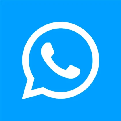 Logo Whatsapp bleu