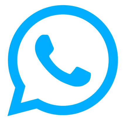 Whatsapp logo bleu