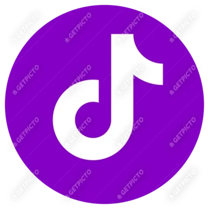 Purple TikTok Logo