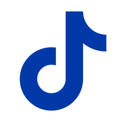 TikTok Logo Blue