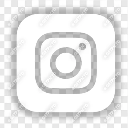 Instagram Logo Blanc PNG