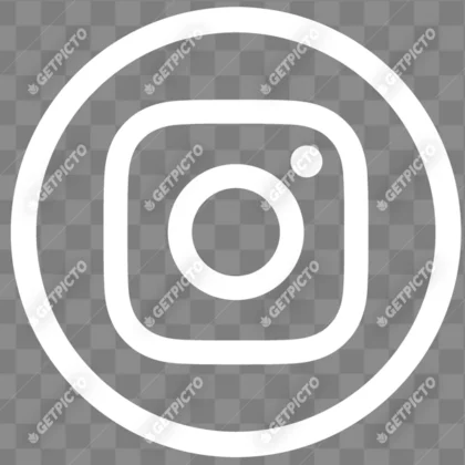 logo instagram blanc fond transparent