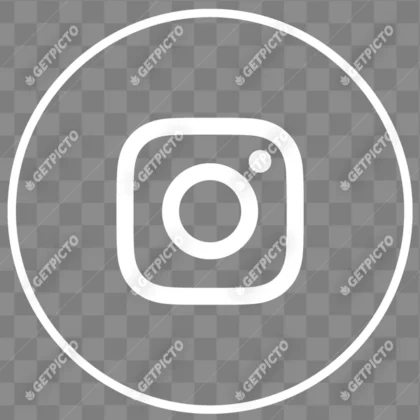 logo instagram blanc sans fond