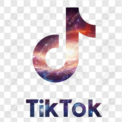 TikTok Logo Galaxy