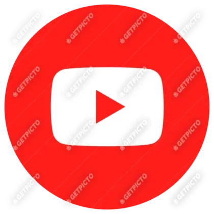 logo youtube rond